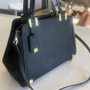 ZAC Zac Posen Daphne Structured Leather Carryall